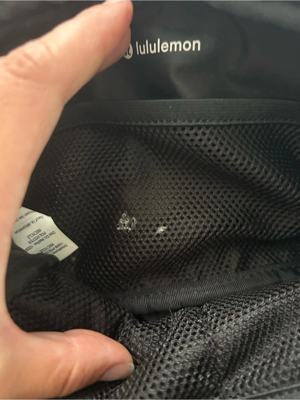 lululemon athletica Black Sherpa Belt Bag
